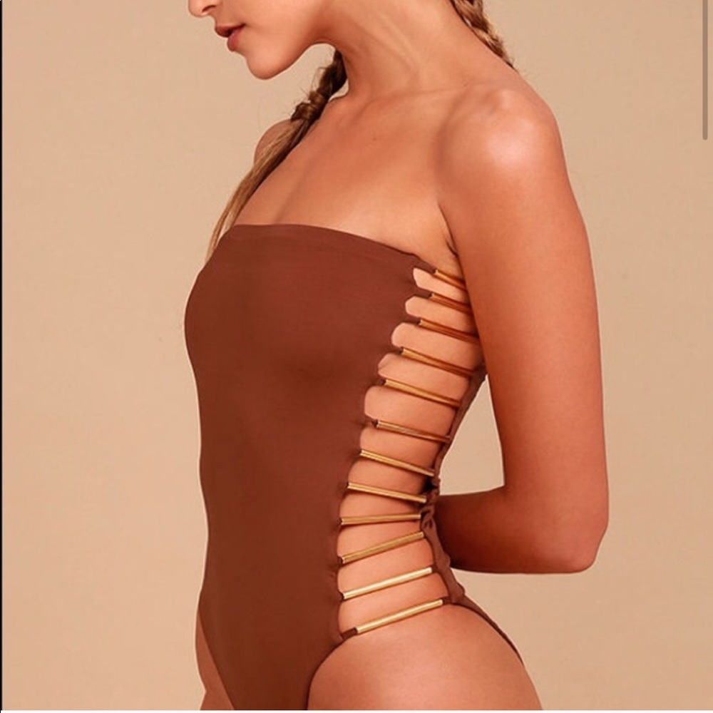 Blue Life Bamboo Strapless One Piece